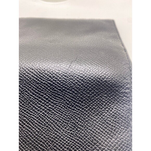 Coach Black Pebbled Leather Long Flap Wallet - Picture 10 of 10